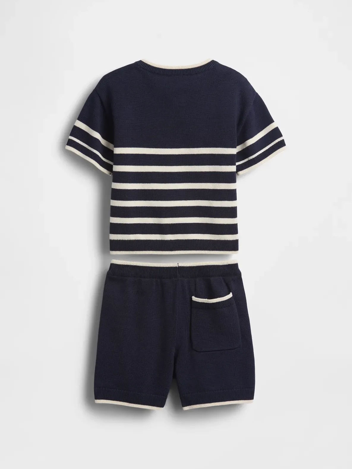 Baby & Toddler Henley Stripe Sweater Set