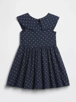Baby & Toddler Jersey Bow Collar Dress