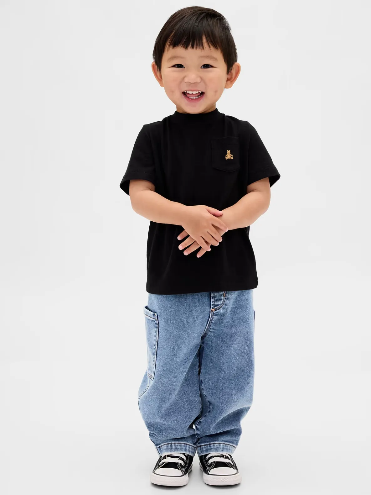 Baby & Toddler Knit Barrel Jeans
