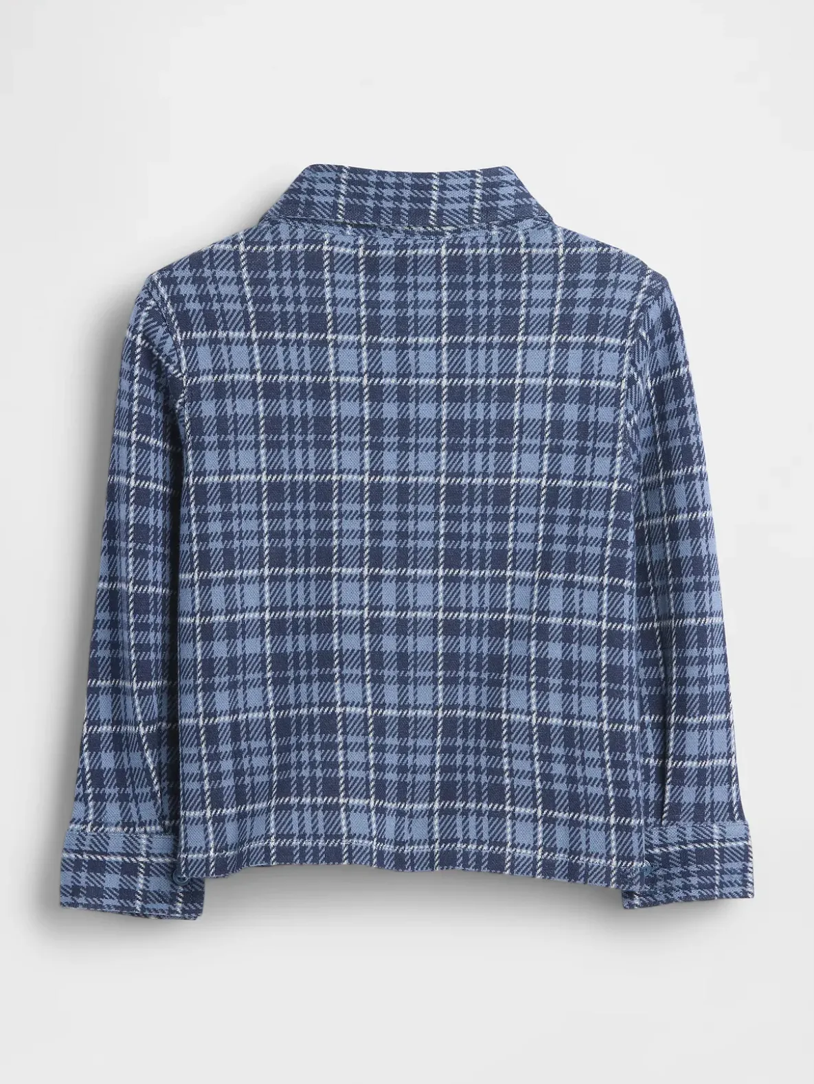 Baby & Toddler Knit Jersey Plaid Shirt