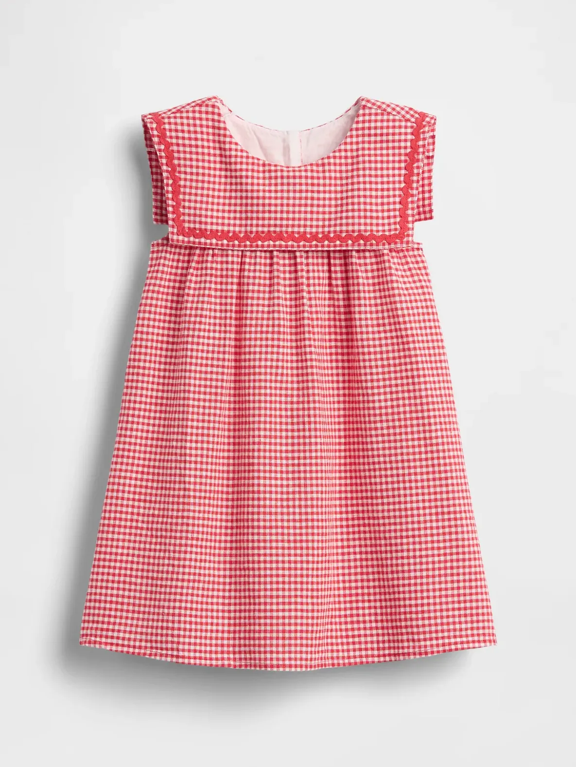 Baby & Toddler Linen-Cotton Gingham Sailor Dress