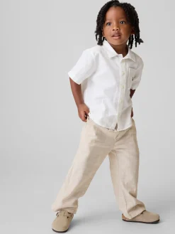 Baby & Toddler Linen-Cotton Pull-On Pants