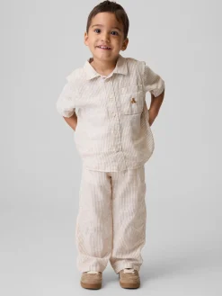 Baby & Toddler Linen-Cotton Pull-On Pants
