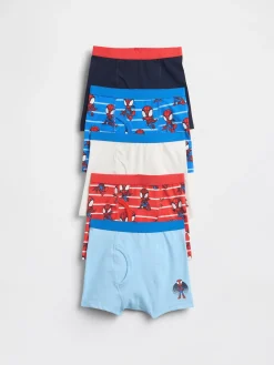 Baby & Toddler Marvel Organic Stretch Cotton Boxer Briefs (5-Pack)