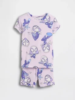 Baby & Toddler Marvel Organic Brushed Cotton PJ Short Set