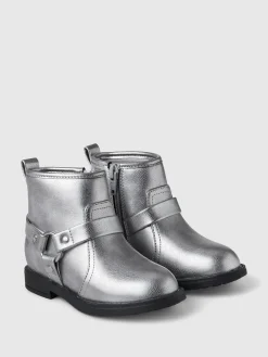 Baby & Toddler Metallic Moto Boots