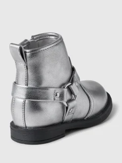 Baby & Toddler Metallic Moto Boots