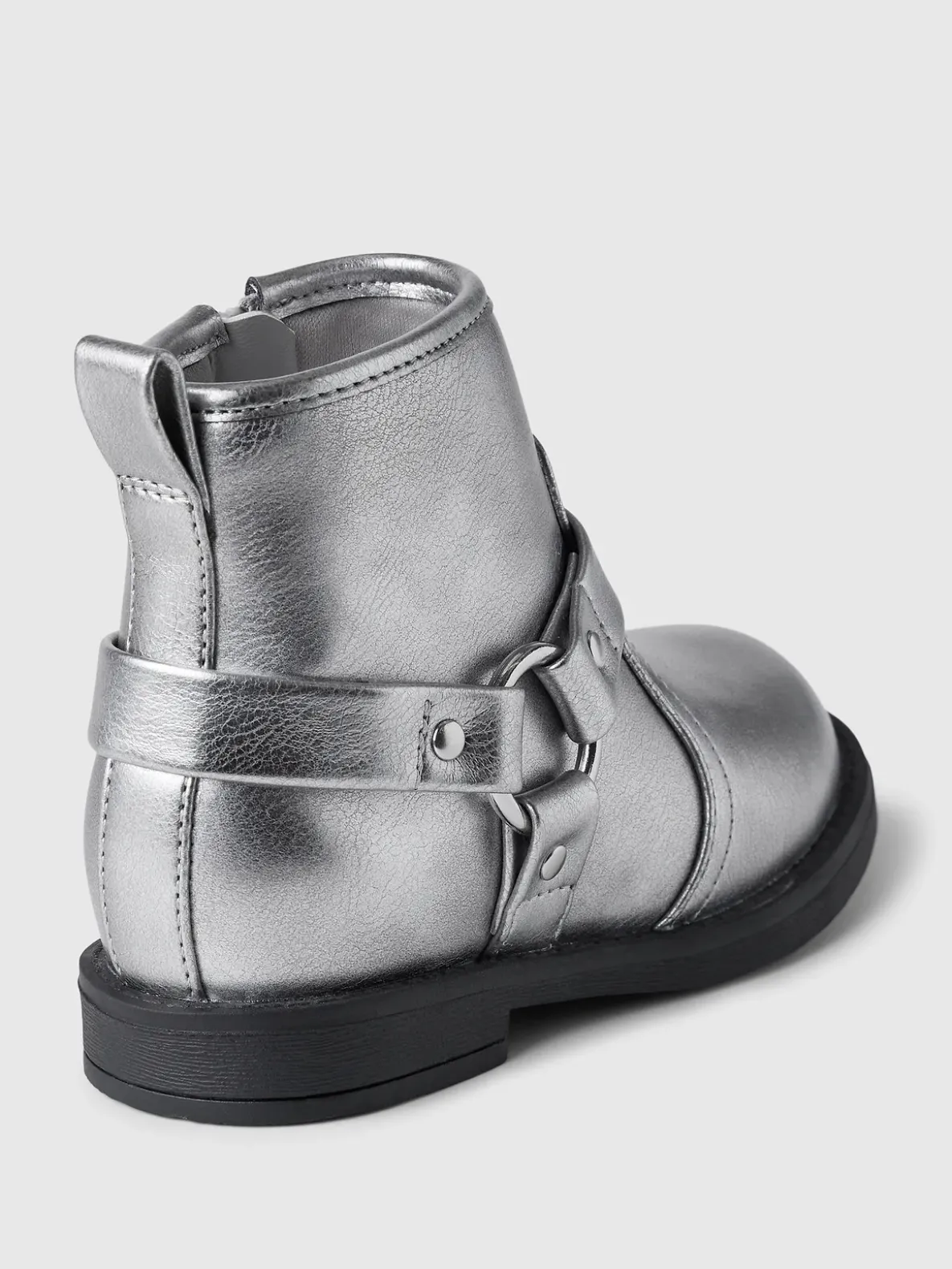 Baby & Toddler Metallic Moto Boots