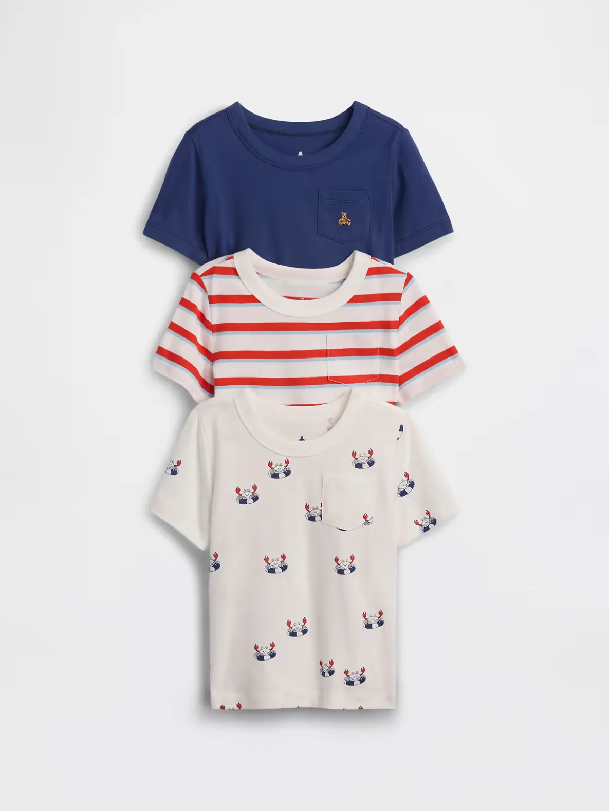Baby & Toddler Mix & Match Pocket T-Shirt (3-Pack)