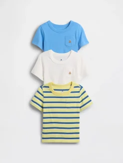 Baby & Toddler Mix & Match Pocket T-Shirt (3-Pack)