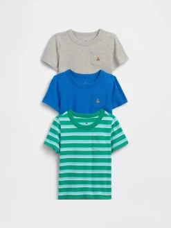 Baby & Toddler Mix & Match Pocket T-Shirt (3-Pack)
