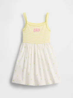 Baby & Toddler Mixed Media Apron Dress