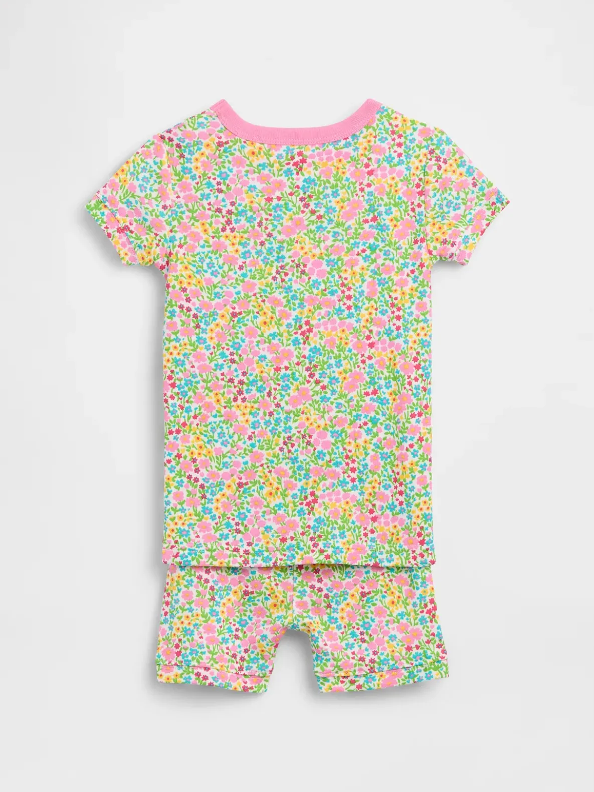 Baby & Toddler Organic Brushed Cotton Floral PJ Short Set