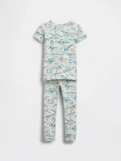 Baby & Toddler Organic Brushed Cotton Dino PJ Set
