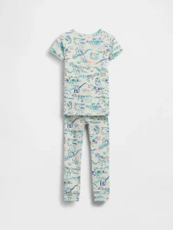 Baby & Toddler Organic Brushed Cotton Dino PJ Set