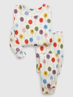 Baby & Toddler Organic Cotton Birthday PJ Set