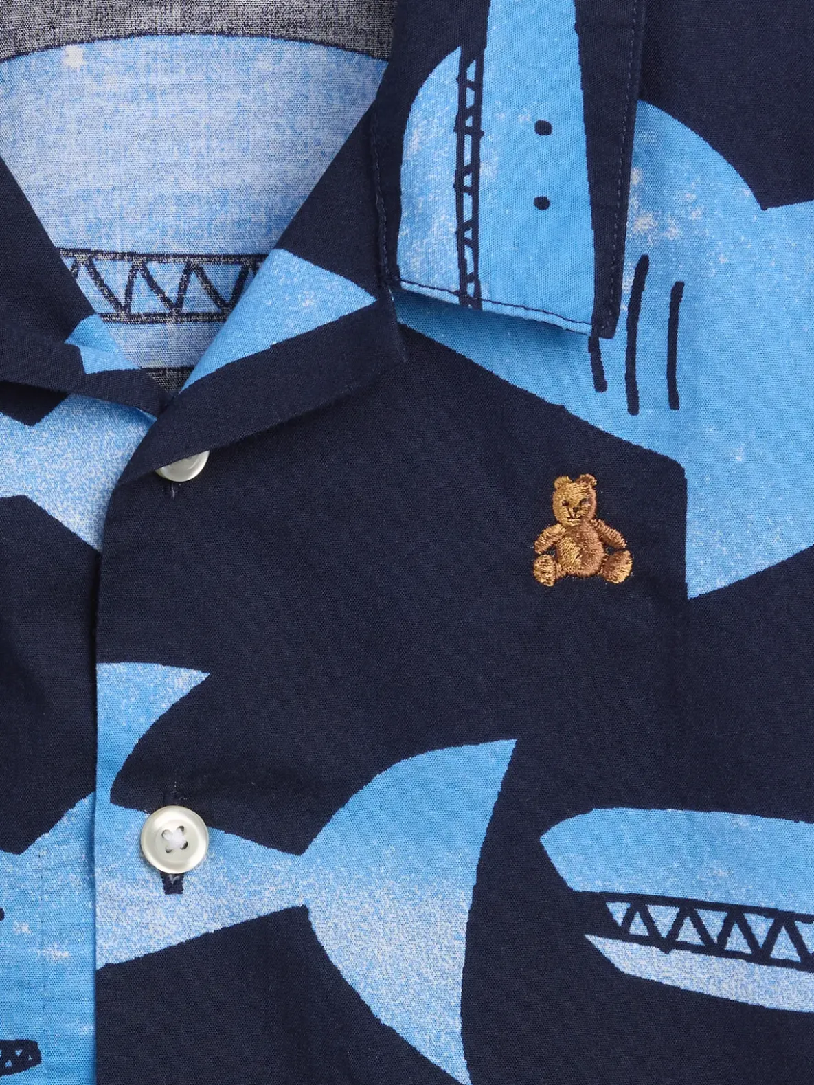 Baby & Toddler Organic Cotton Poplin Print Shirt