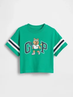 Baby & Toddler Oversized Brannan Bear Varsity Graphic Logo T-Shirt