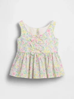 Baby & Toddler Peplum Bow Tank Top
