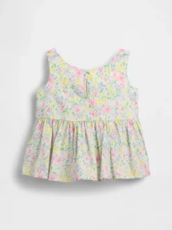 Baby & Toddler Peplum Bow Tank Top