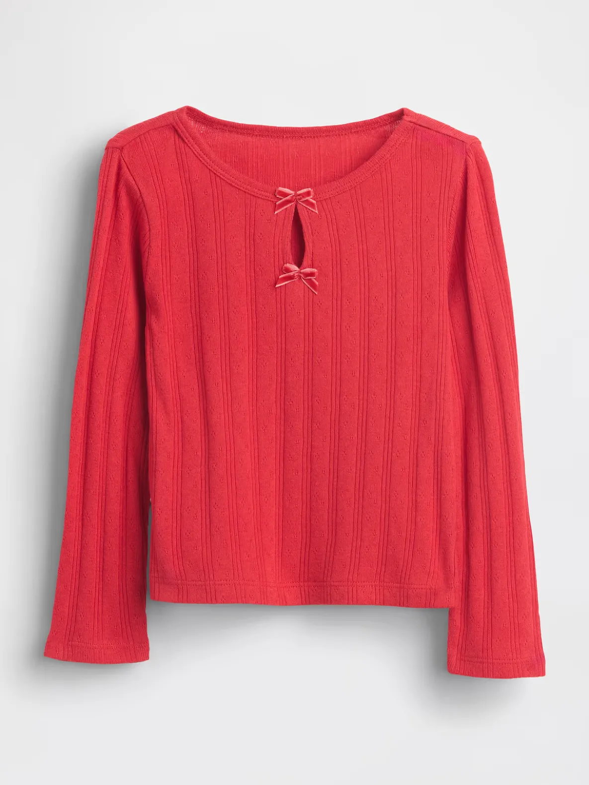 Baby & Toddler Pointelle Bow Top