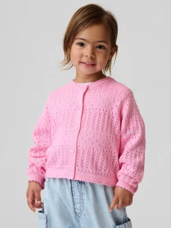 Baby & Toddler Pointelle Cardigan Sweater