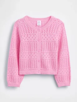 Baby & Toddler Pointelle Cardigan Sweater