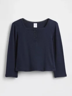 Baby & Toddler Pointelle Henley Top