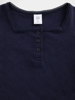 Baby & Toddler Pointelle Henley Top