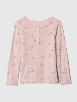 Baby & Toddler Pointelle Henley Top