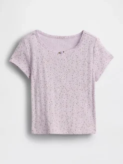 Baby & Toddler Pointelle Rib T-Shirt
