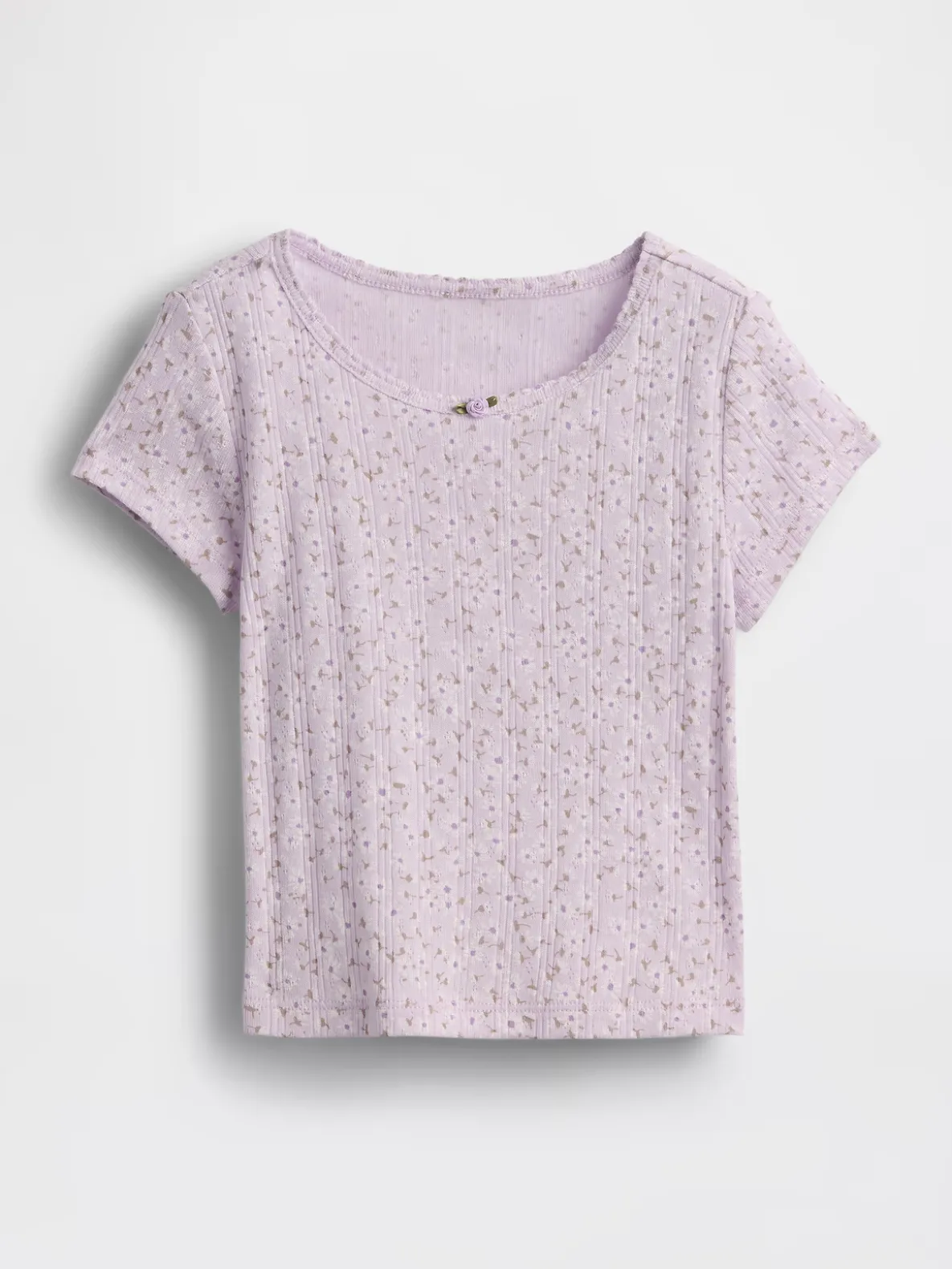 Baby & Toddler Pointelle Rib T-Shirt