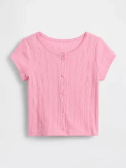 Baby & Toddler Pointelle Rib Top