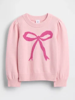 Baby & Toddler Puff-Sleeve Sweater