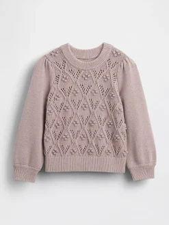 Baby & Toddler Puff-Sleeve Sweater