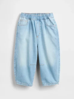 Baby & Toddler Pull-On Barrel Jeans