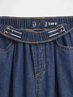 Baby & Toddler Pull-On Barrel Jeans