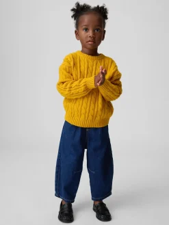 Baby & Toddler Pull-on Barrel Jeans