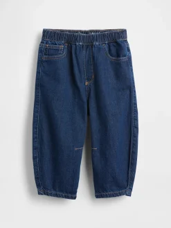 Baby & Toddler Pull-on Barrel Jeans