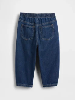 Baby & Toddler Pull-on Barrel Jeans