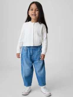 Baby & Toddler Pull-on Barrel Jeans