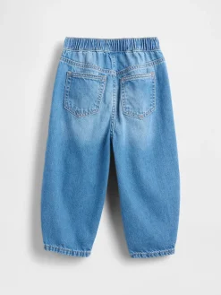 Baby & Toddler Pull-on Barrel Jeans