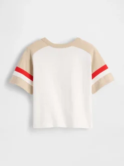 Baby & Toddler Raglan Football T-Shirt