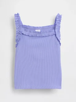 Baby & Toddler Rib Ruffle Apron Tank Top