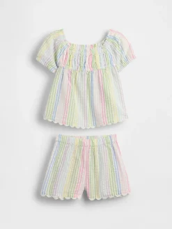 Baby & Toddler Seersucker Stripe Outfit Set