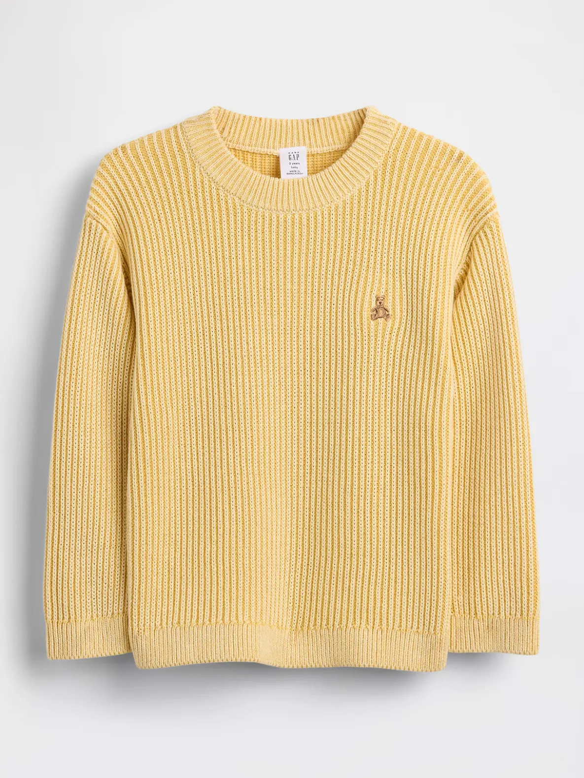 Baby & Toddler Shaker-Stitch Sweater