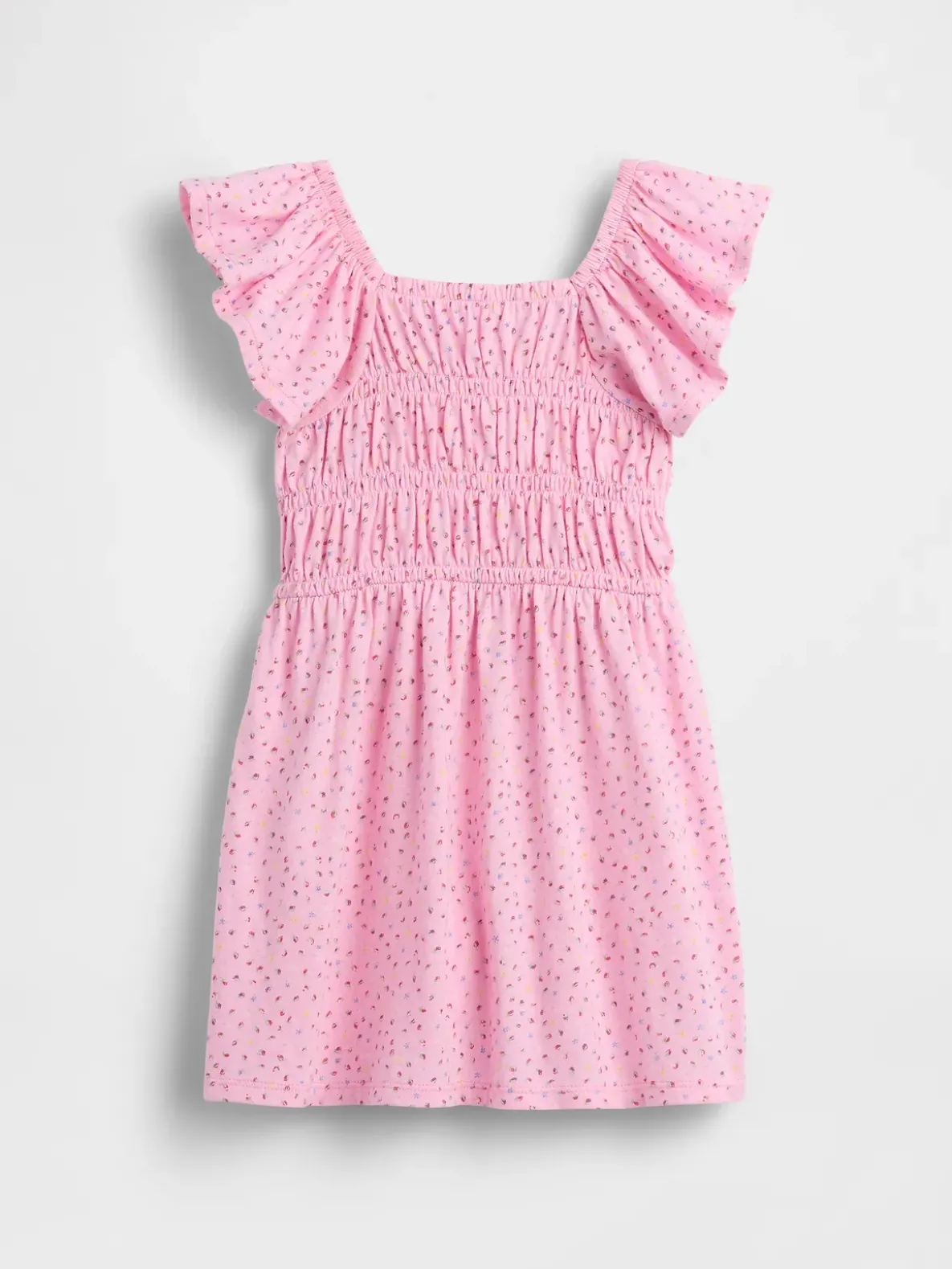 Baby & Toddler Smocked Flutter-Sleeve Dress