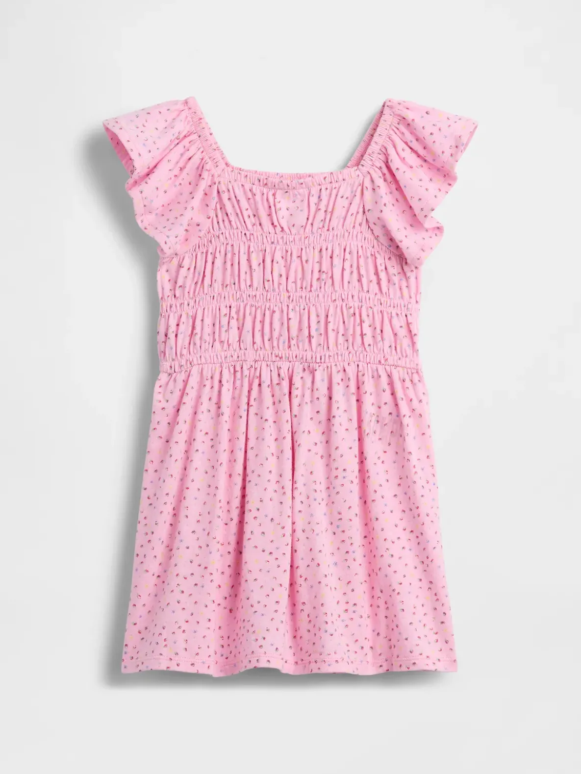 Baby & Toddler Smocked Flutter-Sleeve Dress