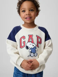 Baby & Toddler Snoopy Logo Raglan Sweatshirt