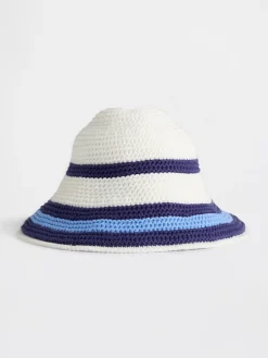 Baby & Toddler Striped Knit Bucket Hat